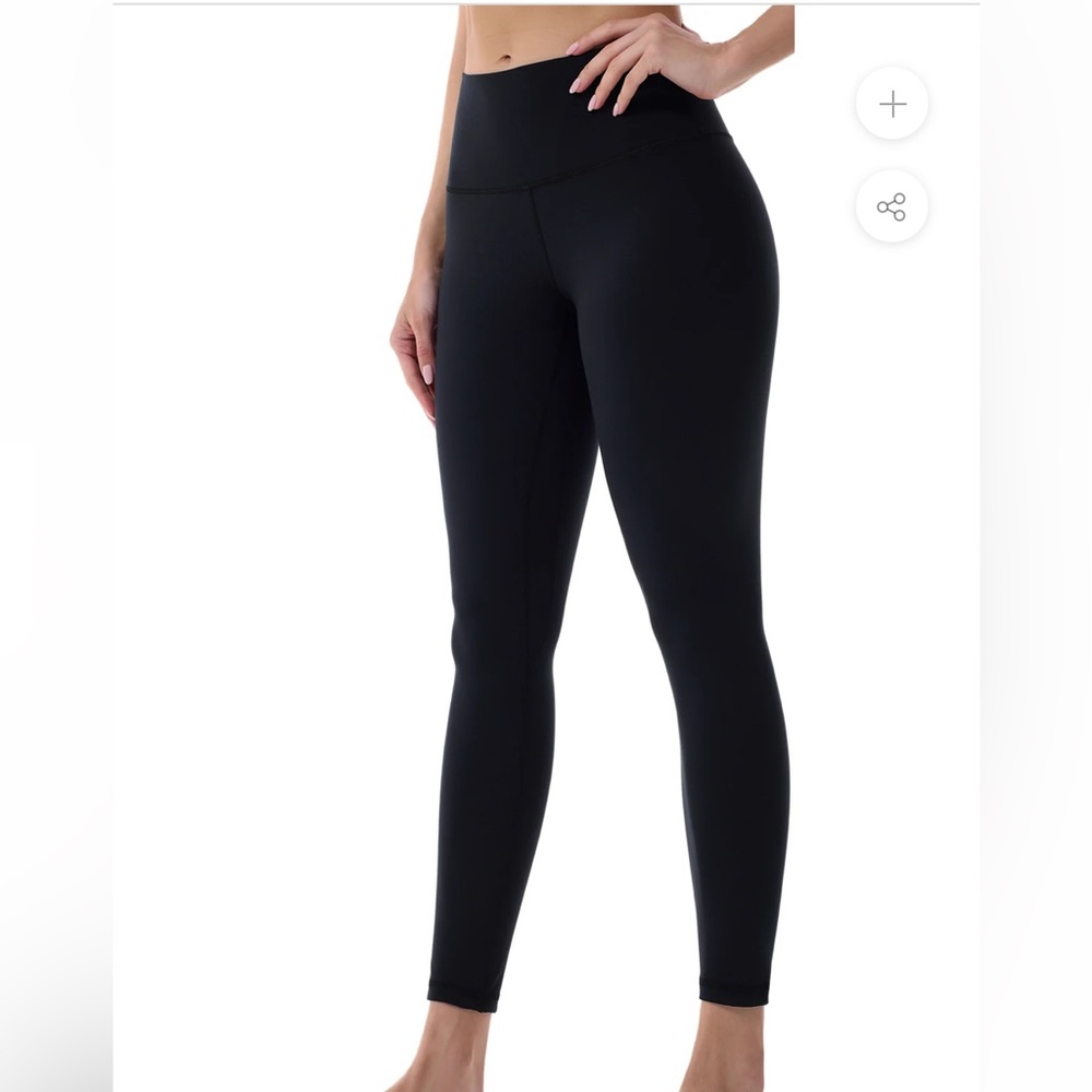 Sunzel Women’s 25" WORKOUT LEGGINGS in Black New With Tags Size Large